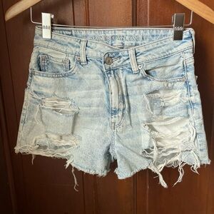 American Eagle women's size 0 denim mom shorts
